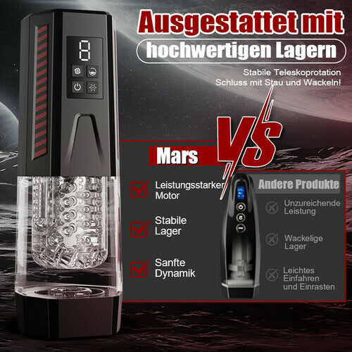 4-in-1 Masturbator 7 vibrierend 7 dehnend 7 rotierend Doppelmotor