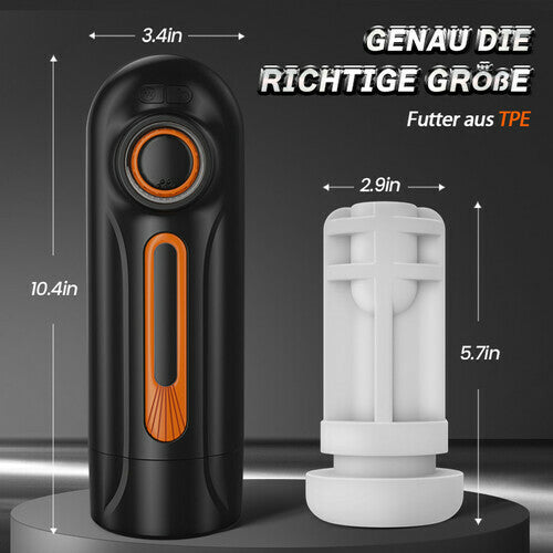 4 IN 1 Automatischer Cup Masturbator (Stoßen Saugen Vibrieren Heizen)