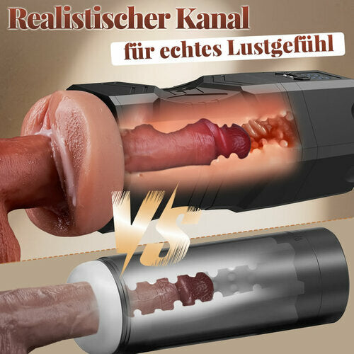 5 Saugstufen 9 Vibrationsmodi realistischem Reiter- & Druckgefühl für intensiven Höhepun