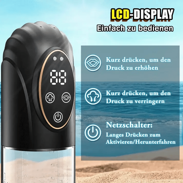 Elektrische Wasserdichte Penispumpe mit 7 Intensitätsmodi