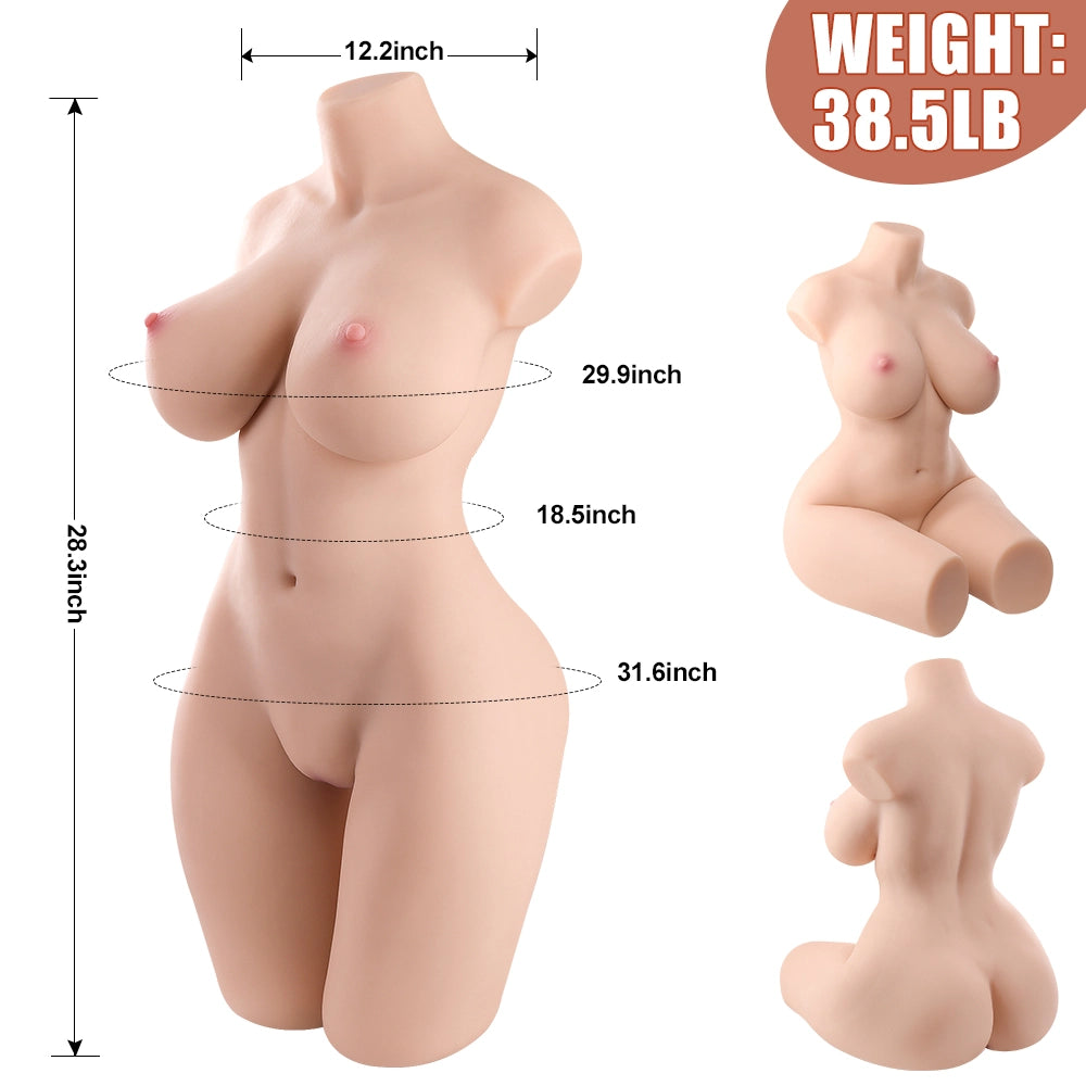 Emilia | 1:1 Sex Torso | 17kg Weiße Haut Realistisches Gefühl
