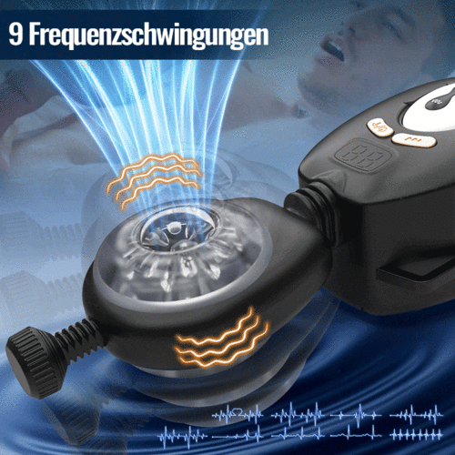 Freihändig! 9 Stretch 9 Vibrationsgürtel Wearable Masturbator