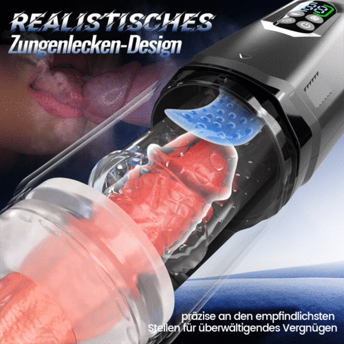 Freihändiger Blowjob Masturbator für Männer mit Saugnapfhalterung