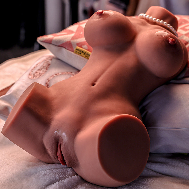 Luméra | Lebensechter weiblicher Torso-Sexdoll | Braun