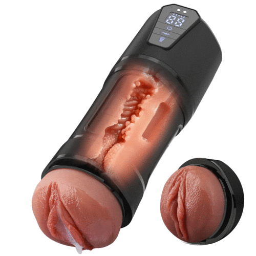 【MILF's Labia】10 Vibrationen, 5 Saugungen, Ultra-Realistische Vagina, Simulierter Masturba