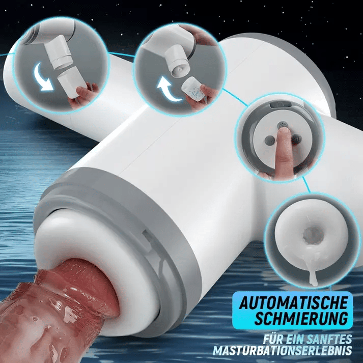 Masturbator Maschine mit Automatischer Schmierung und Fernbedienung