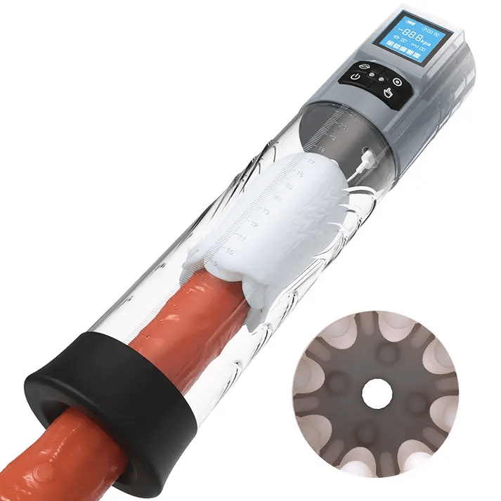 Penispumpe mit 10 Vibrationsstufen und 6 Saugmodi