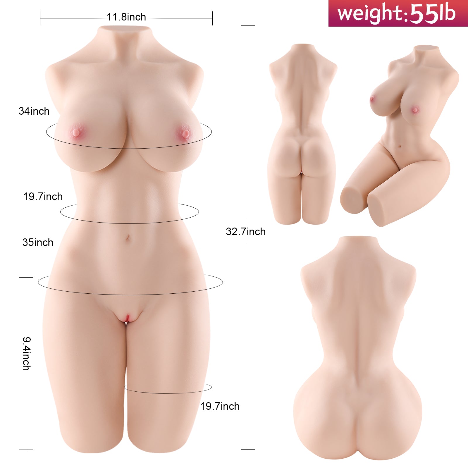 Velmora | Lebensgroße Sexpuppen Torso