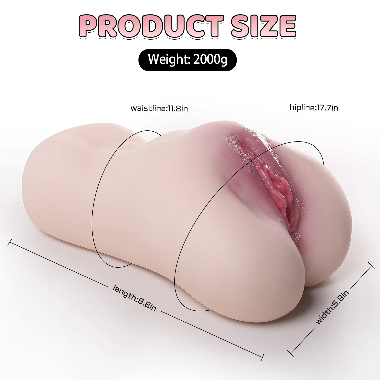 Beate | 2 kg Silikon Pocket Pussy mit Brüsten