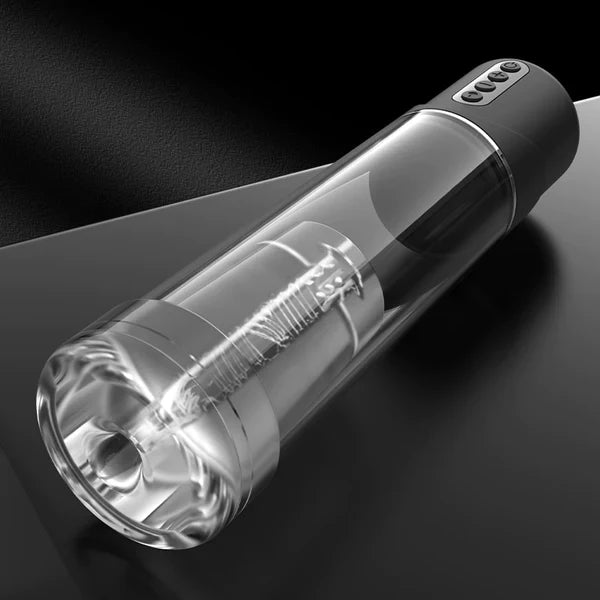 2-in-1 Penispumpe mit 6 Saugmodi