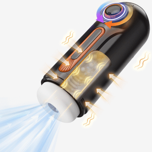 4 IN 1 Automatischer Cup Masturbator (Stoßen Saugen Vibrieren Heizen)