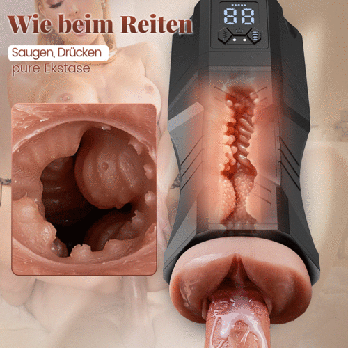 5 Saugstufen 9 Vibrationsmodi realistischem Reiter- & Druckgefühl für intensiven Höhepun