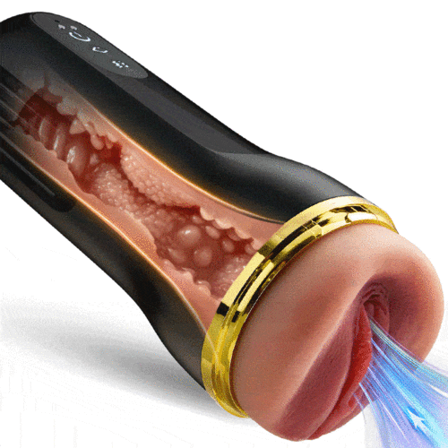5 Sucking 10 Vibrating Simulated Vagina Eingang Männliche Masturbator