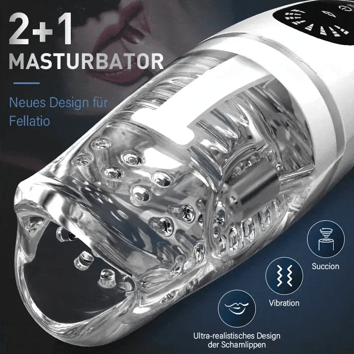 8 Vibrators 5 Klem Blowjob Masturbator Cup