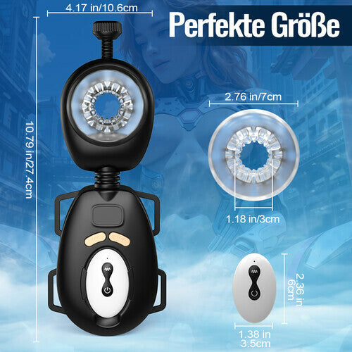 Freihändig! 9 Stretch 9 Vibrationsgürtel Wearable Masturbator