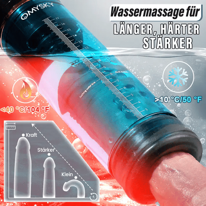 Hydrotherapie-Wasser Vortex 6 Vortex-Modus-Penispumpe
