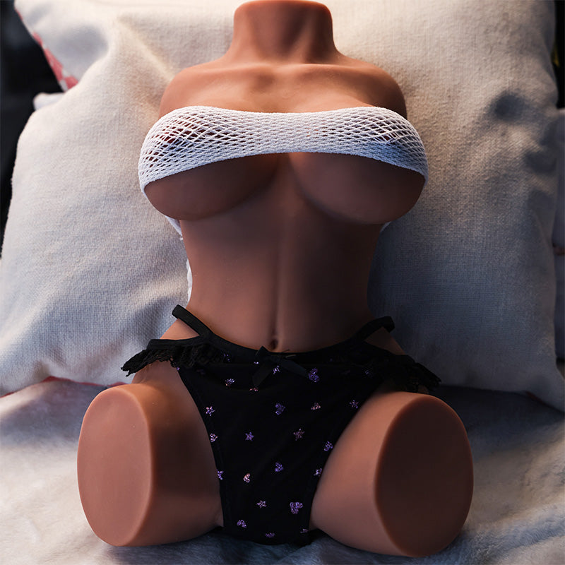 Luméra | Lebensechter weiblicher Torso-Sexdoll | Braun