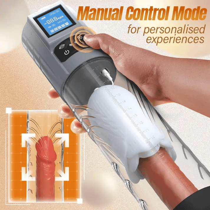 Penispumpe mit 10 Vibrationsstufen und 6 Saugmodi