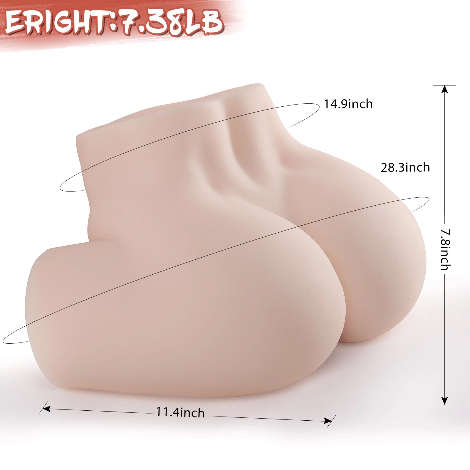 Clara | Ultra realistische Sex Torso mit großem Hintern Für Doggy Sex